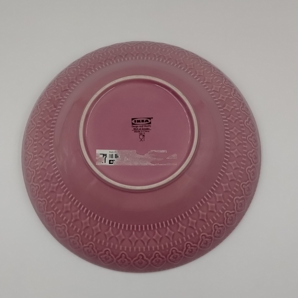IKEA Mauve Pink 12" Serving Bowl - Picture 7 of 7